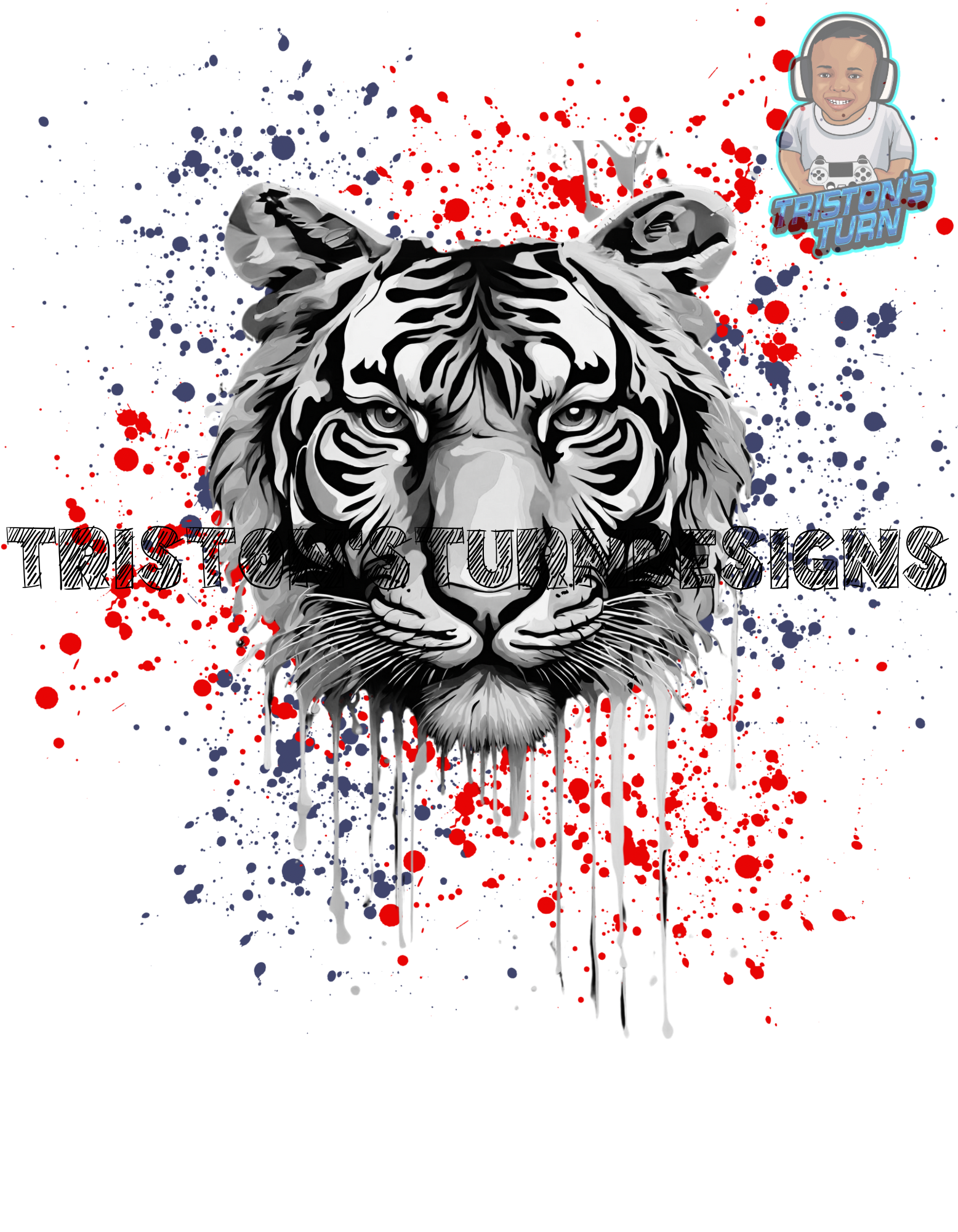 Tiger Pride B&W