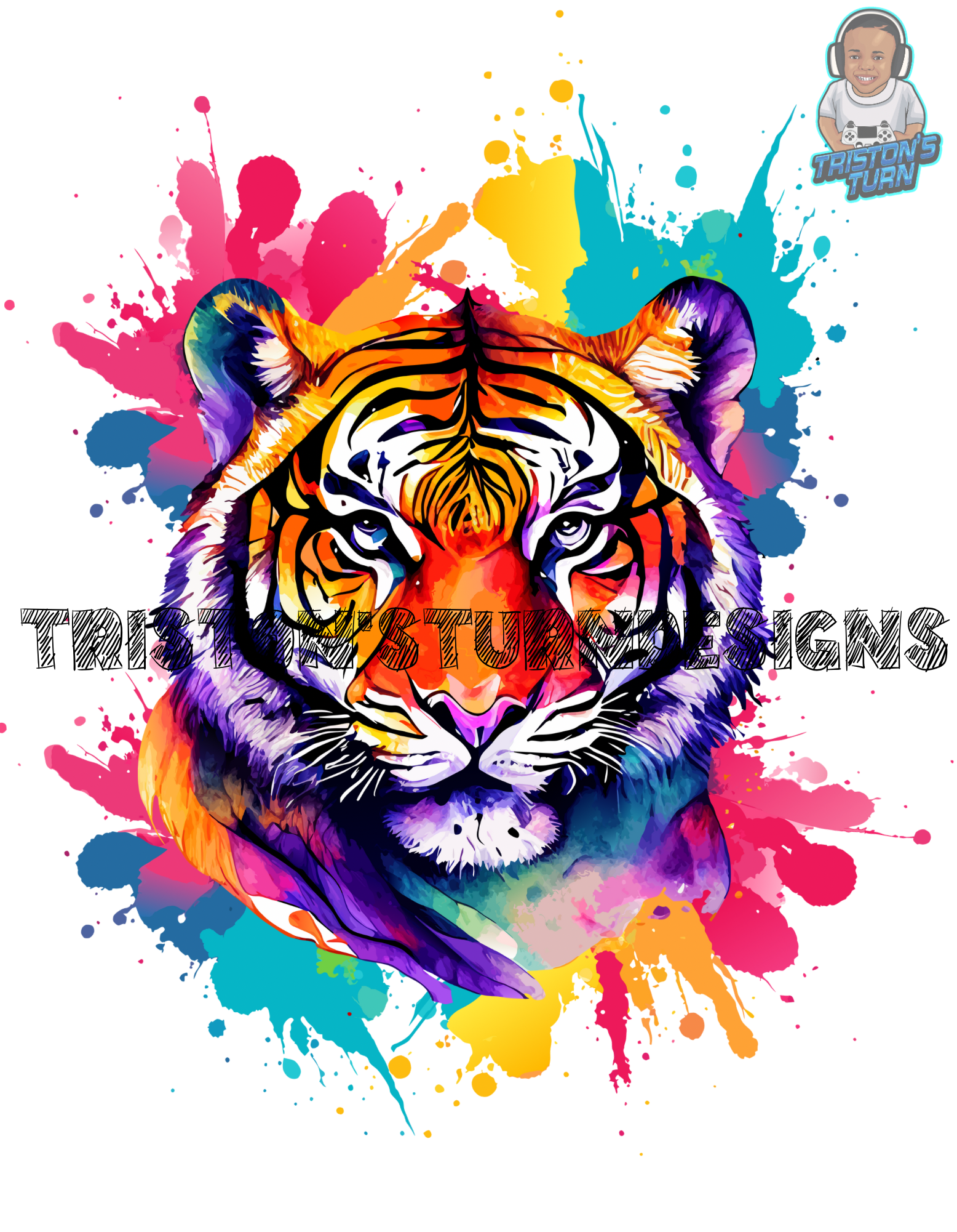 Colorful tiger